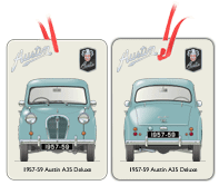 Austin A35 4 door Deluxe 1957-59 Air Freshener